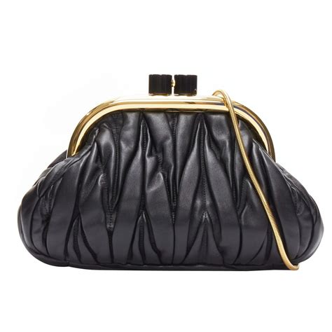 miu miu belle clutch|Miu Belle Nappa leather clutch.